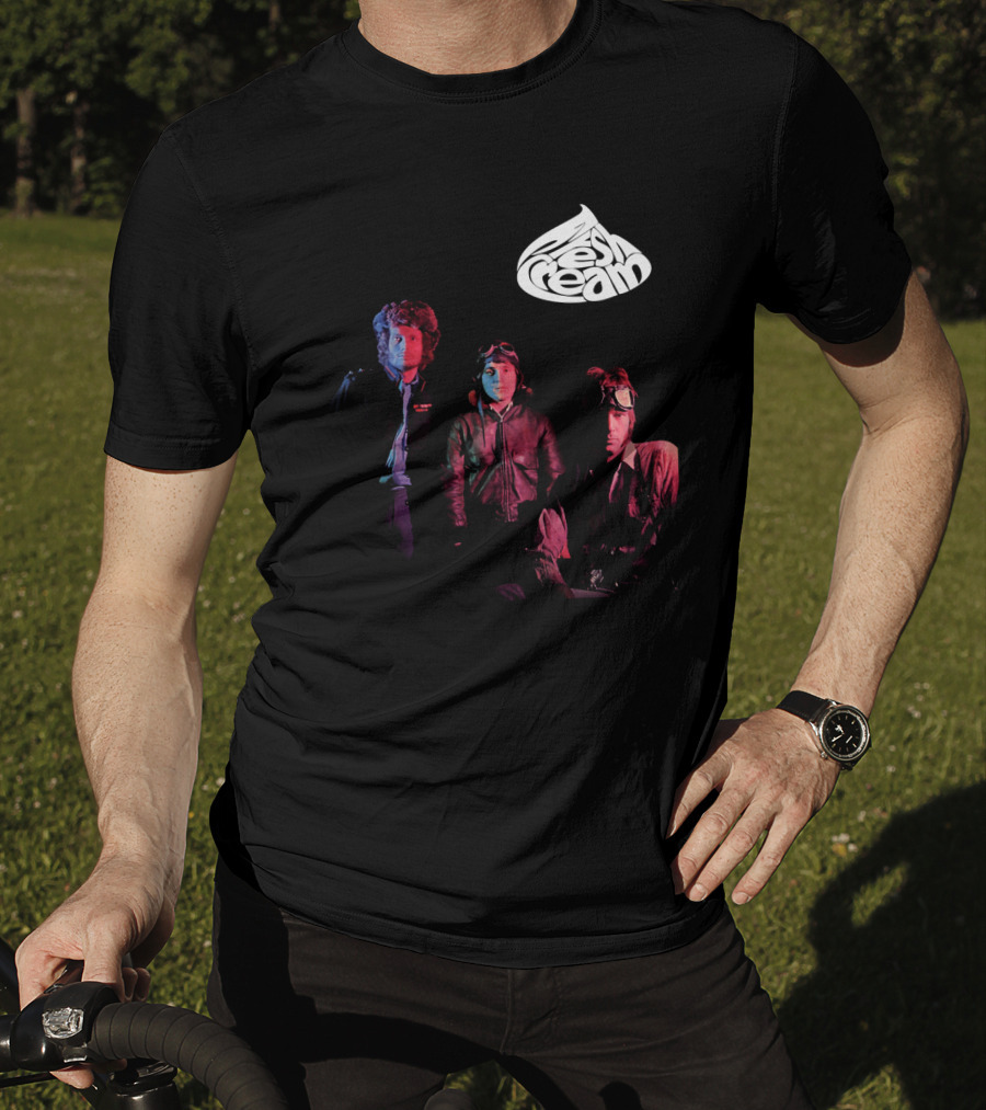 Fresh Cream Band Members Photography T-Shirt