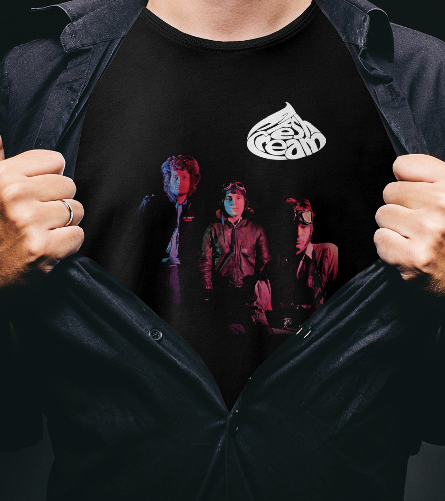 Fresh Cream Band Members Photography T-Shirt
