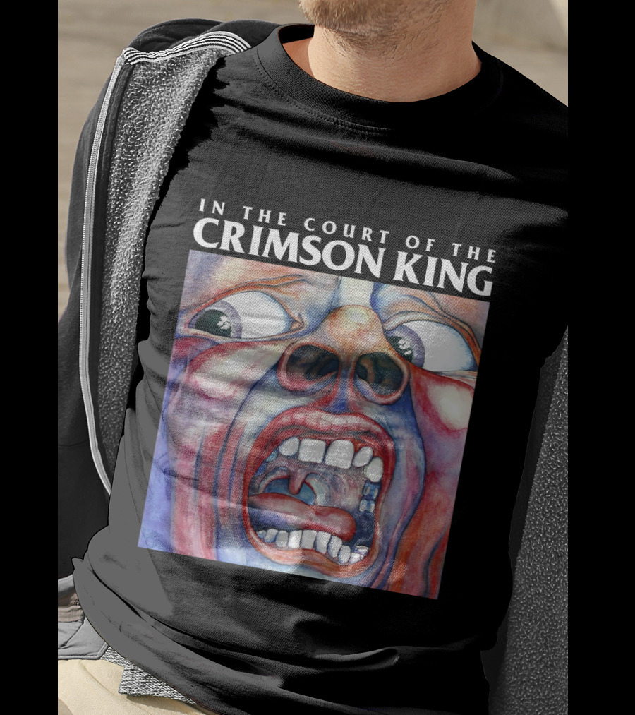 In The Court Of The Crimson King King Crimson Album Cover Iconic Artwork T-Shirt