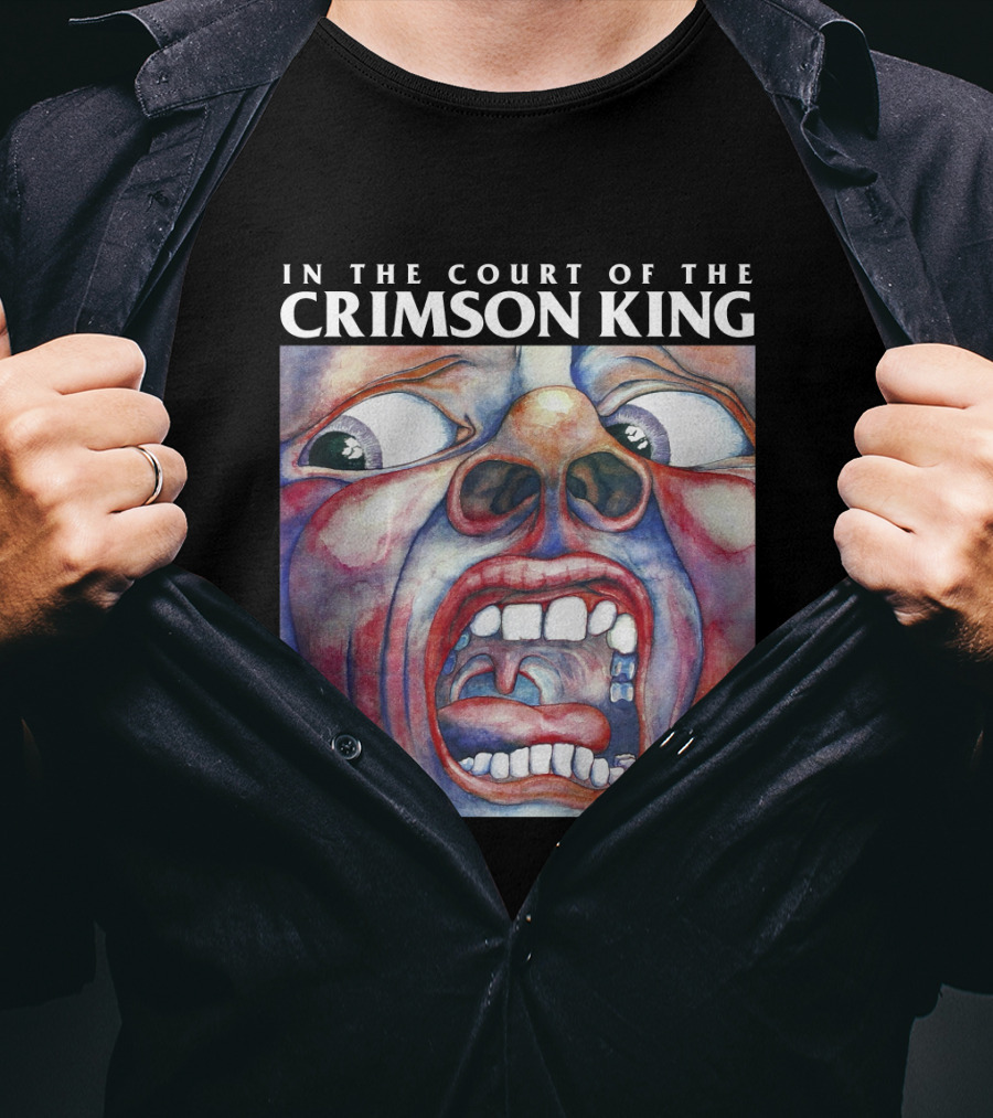 In The Court Of The Crimson King King Crimson Album Cover Iconic Artwork T-Shirt