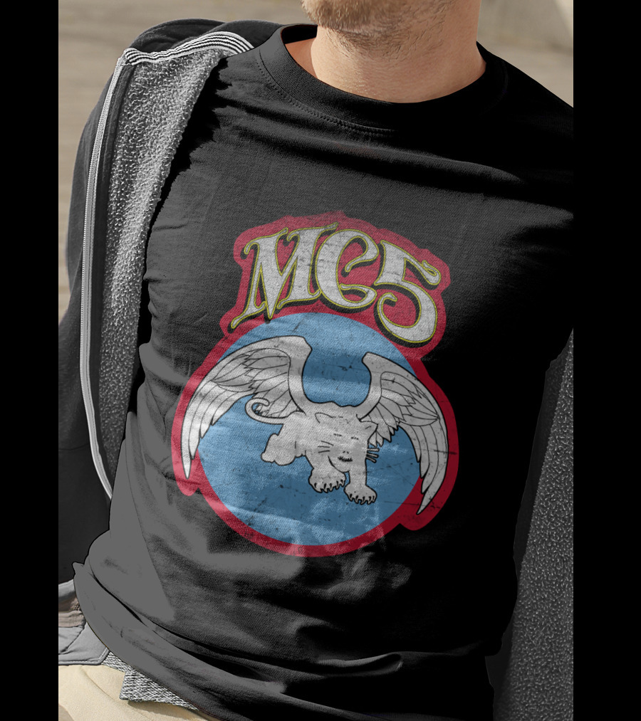 Mc5 Kick Out The Jams Winged Panther T-Shirt