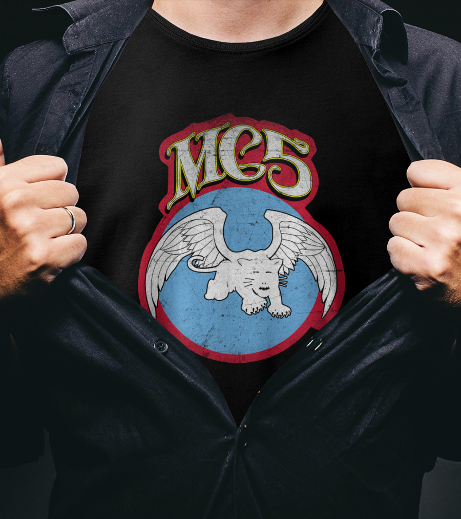 Mc5 Kick Out The Jams Winged Panther T-Shirt