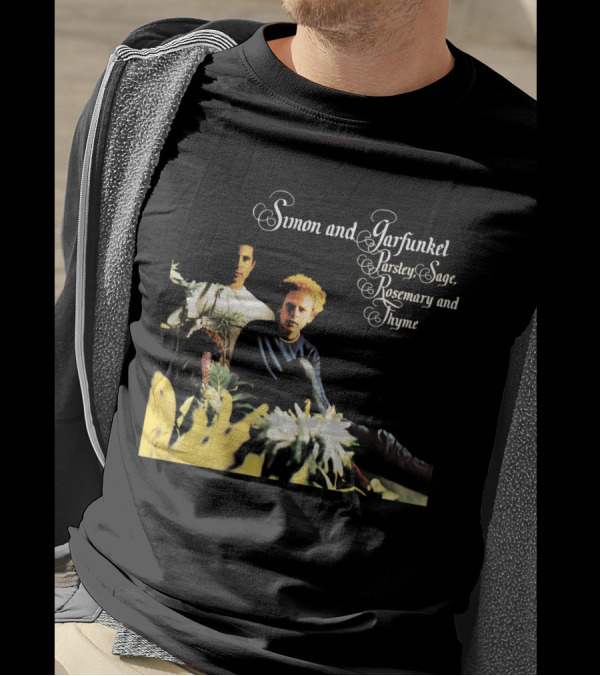 Simon And Garfunkel Parsley Sage Rosemary And Thyme Album Cover T-Shirt