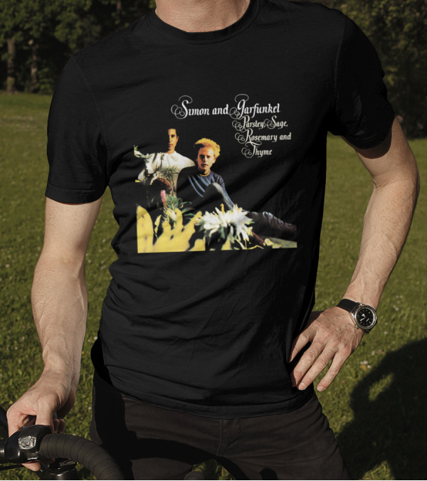 Simon And Garfunkel Parsley Sage Rosemary And Thyme Album Cover T-Shirt