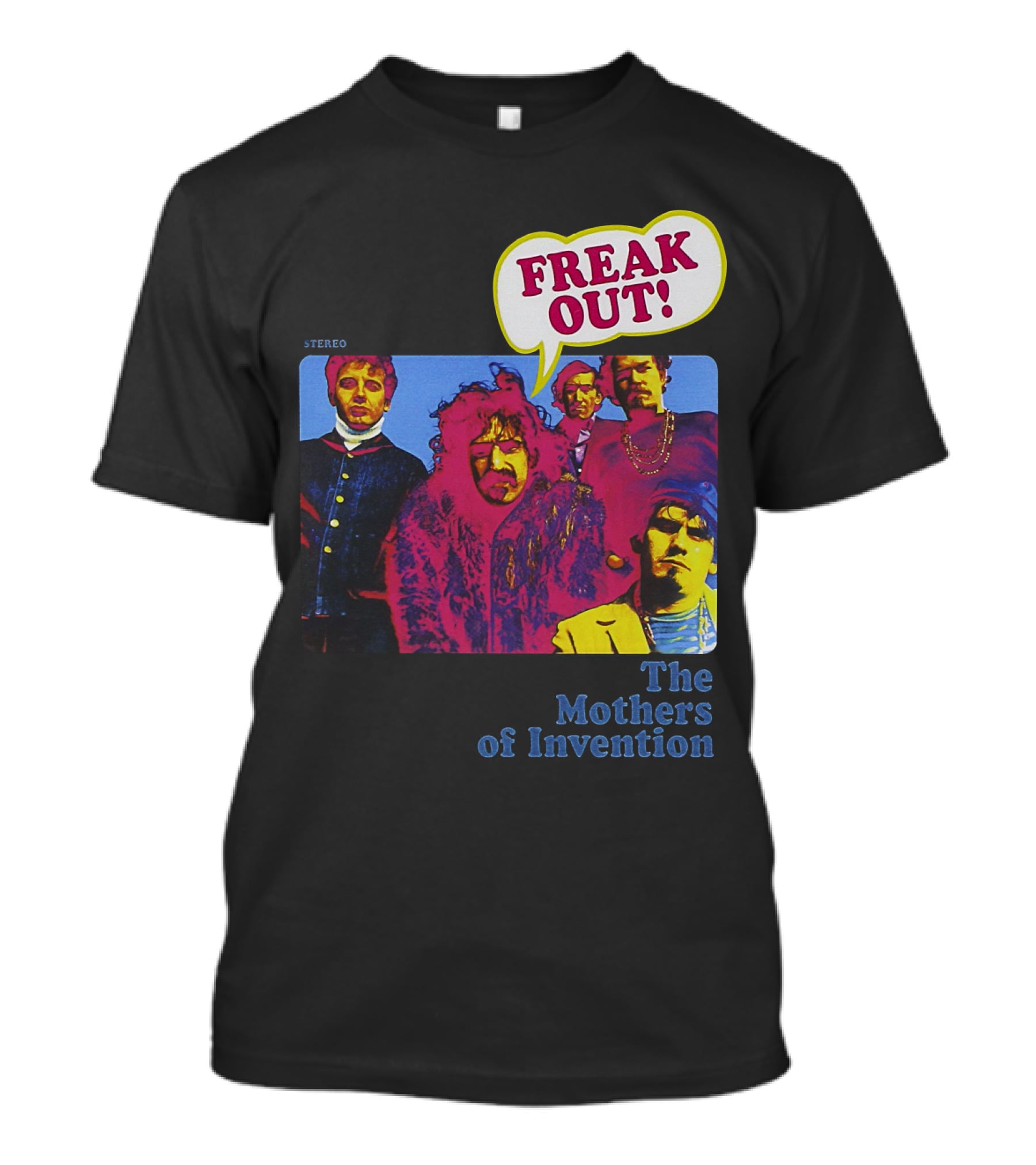 Freak Out The Mothers Of Invention Vintage Album Cover T-Shirt
