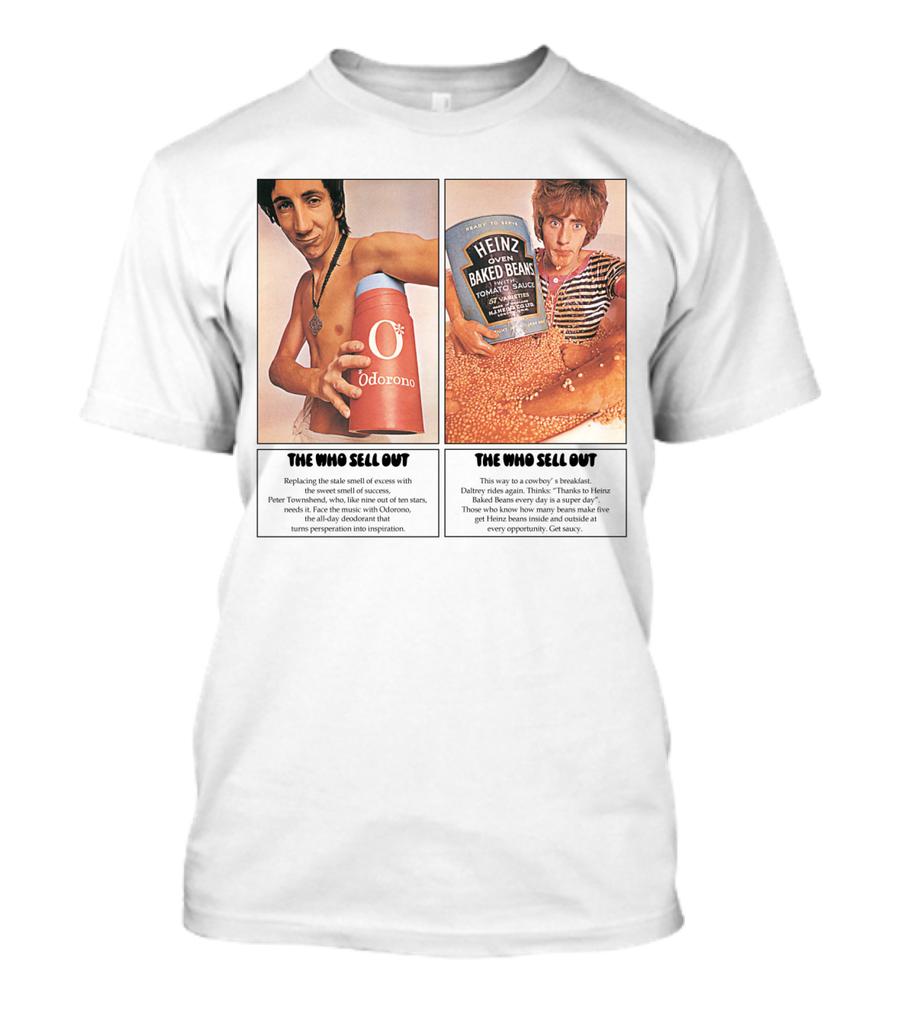 The Who Sell Out Odorono And Heinz Baked Beans T-Shirt