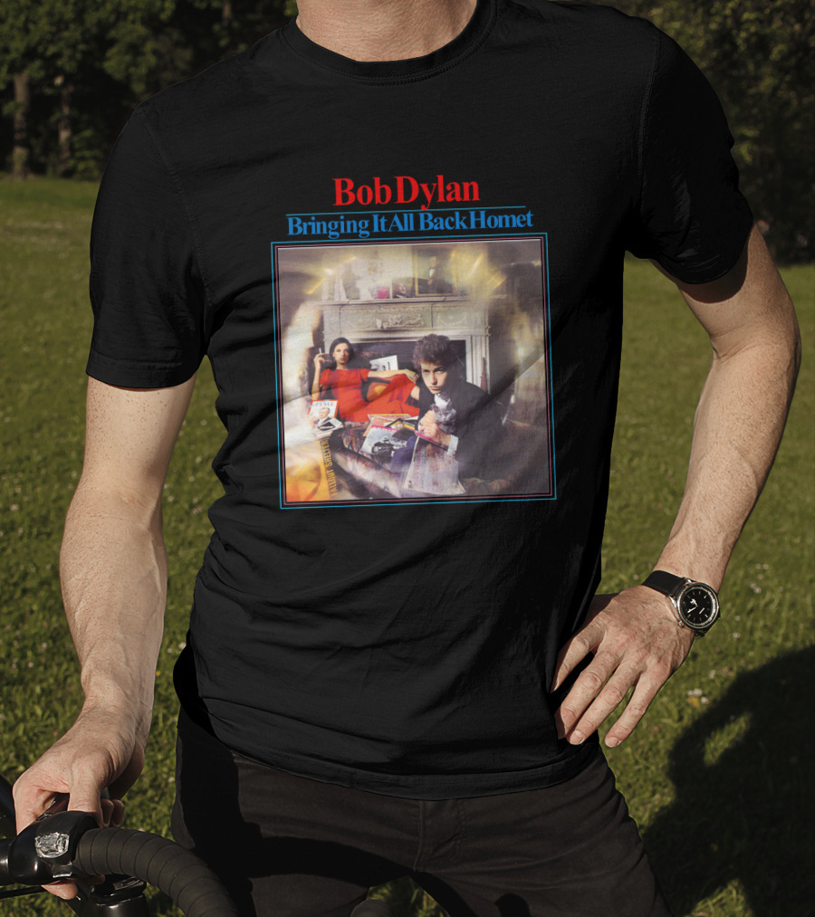 Bob Dylan Bringing It All Back Home Vintage Album Cover T-Shirt