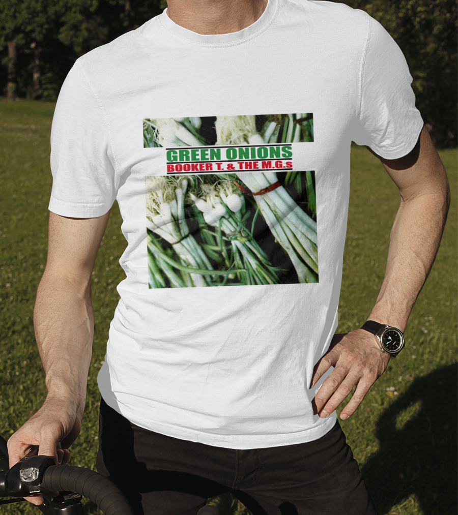 Green Onions Booker T. And The M.G.'s Album Cover With Green Onions Image T-Shirt