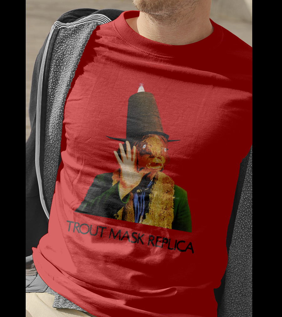 Captain Beefheart Trout Mask Replica Surreal Fish Head T-Shirt