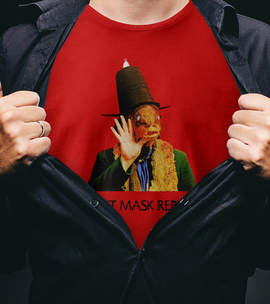 Captain Beefheart Trout Mask Replica Surreal Fish Head T-Shirt