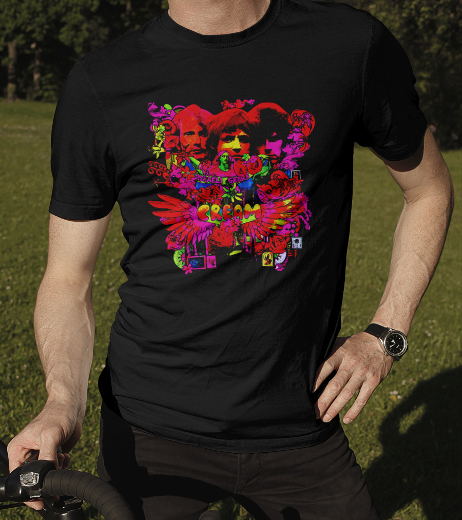 Cream Disraeli Gears 1967 Psychedelic Album Cover Art T-Shirt