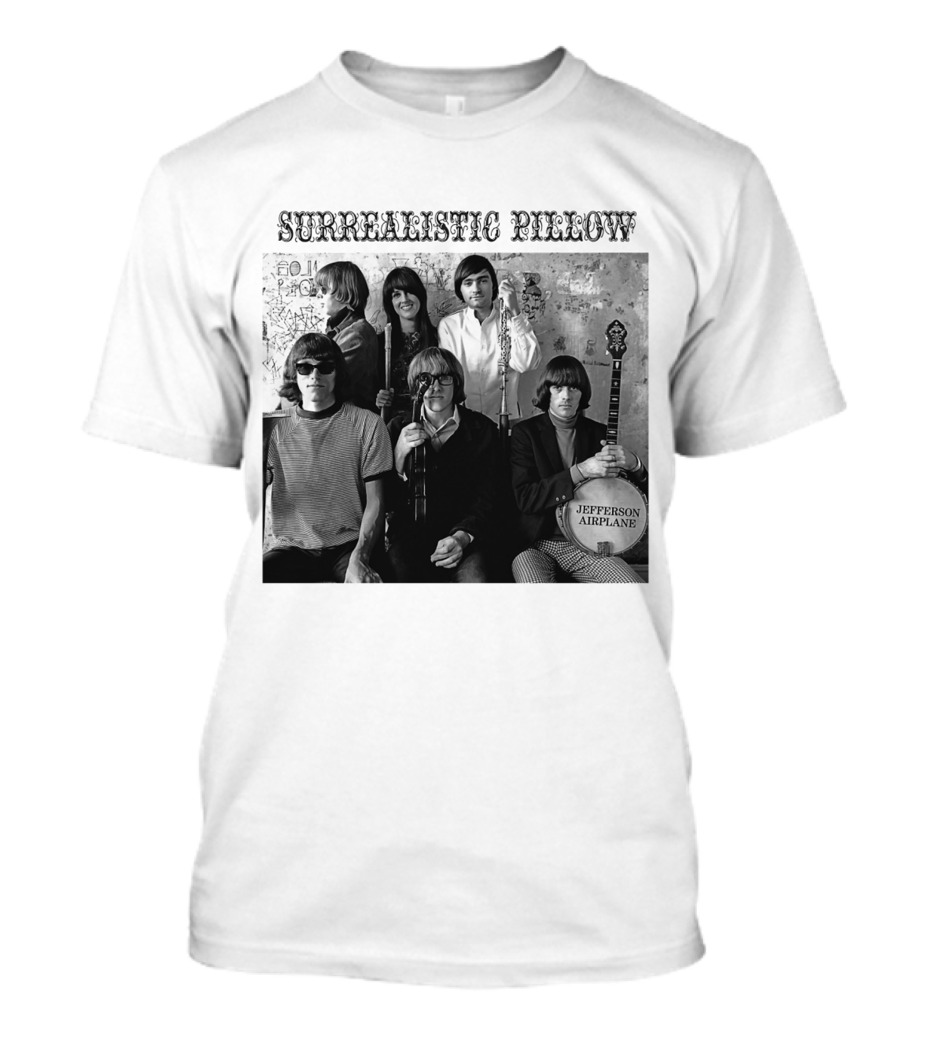 Jefferson Airplane Surrealistic Pillow 1967 Album Cover Photo T-Shirt
