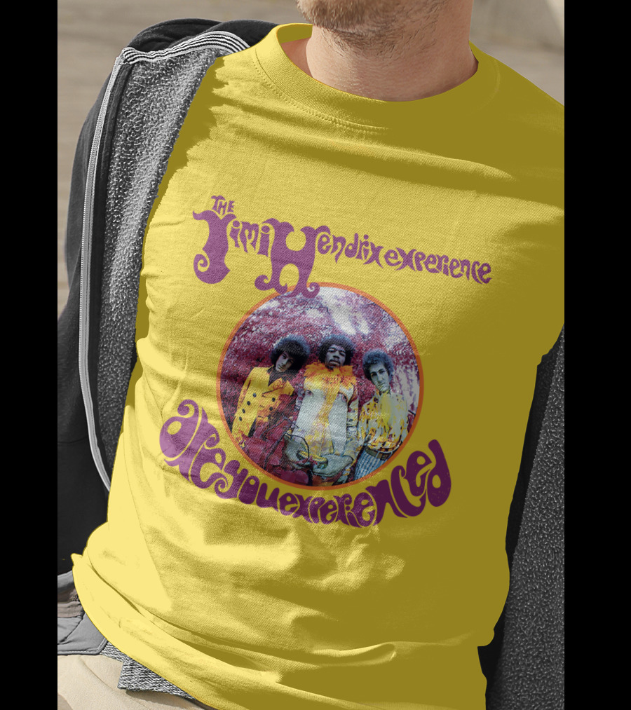 The Jimi Hendrix Experience Are You Experienced Psychedelic Band Image T-Shirt