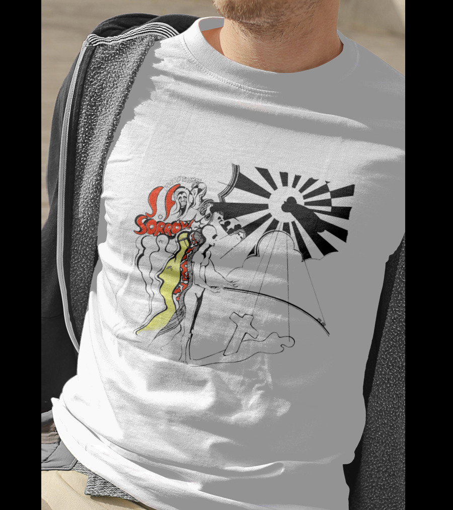 The Pretty Things SF Sorrow Psychedelic Cloud Sun Cross T-Shirt