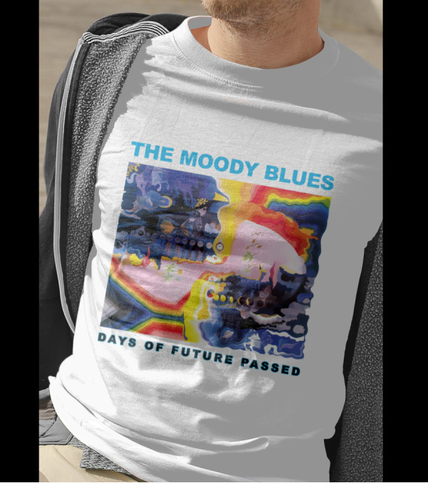 THE MOODY BLUES DAYS OF FUTURE PASSED Psychedelic Album Cover T-Shirt