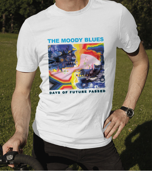 THE MOODY BLUES DAYS OF FUTURE PASSED Psychedelic Album Cover T-Shirt