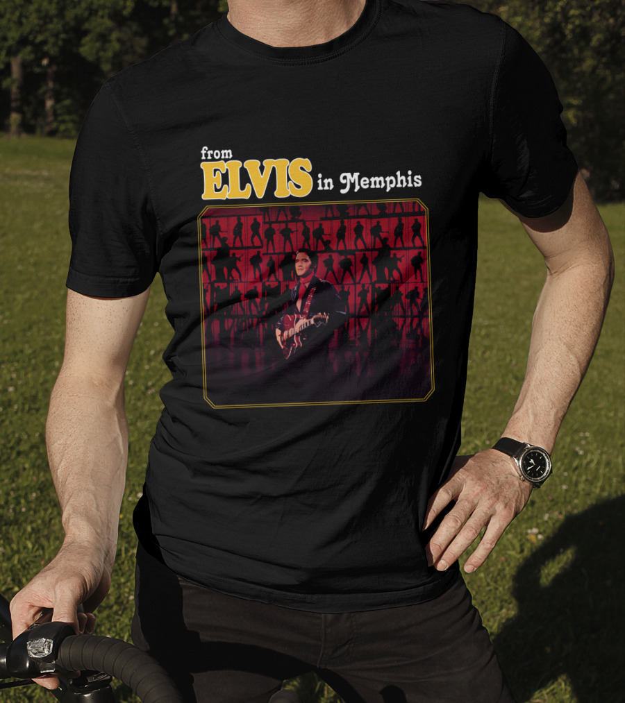 From Elvis In Memphis Elvis Presley Silhouette Stage Performance T-Shirt