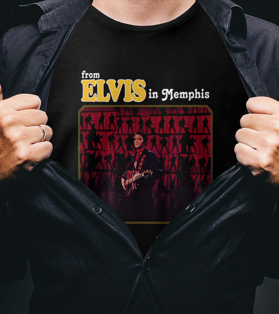 From Elvis In Memphis Elvis Presley Silhouette Stage Performance T-Shirt