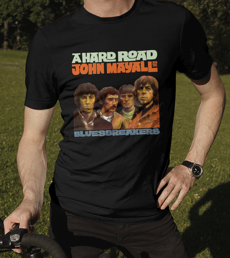 John Mayall And The Bluesbreakers A Hard Road Album Cover T-Shirt
