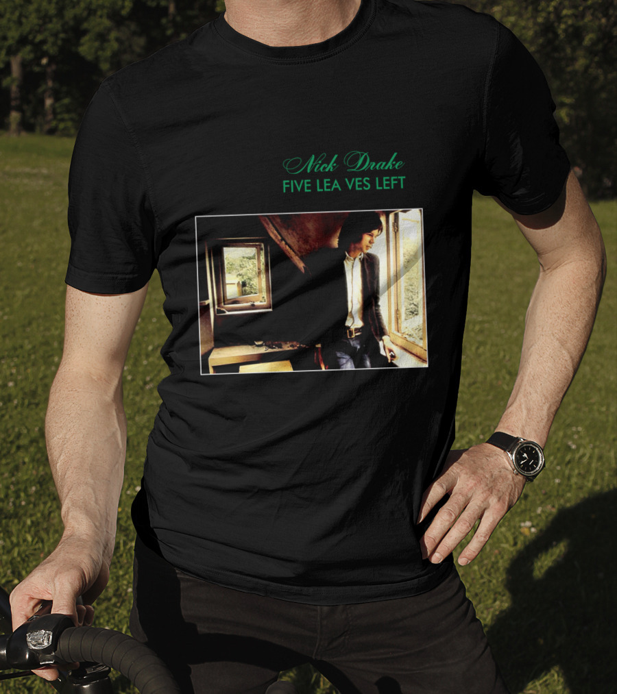 Nick Drake Five Leaves Left 1969 Album Cover T-Shirt