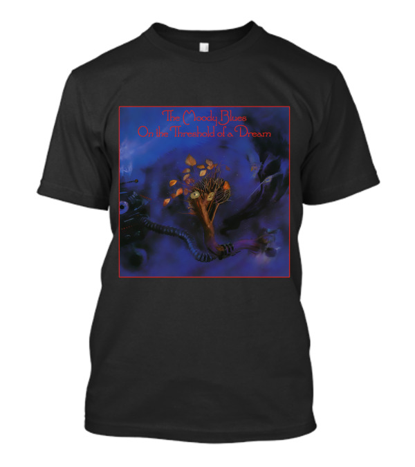 The Moody Blues On The Threshold Of A Dream Album Art With Tree And Cosmic T-Shirt