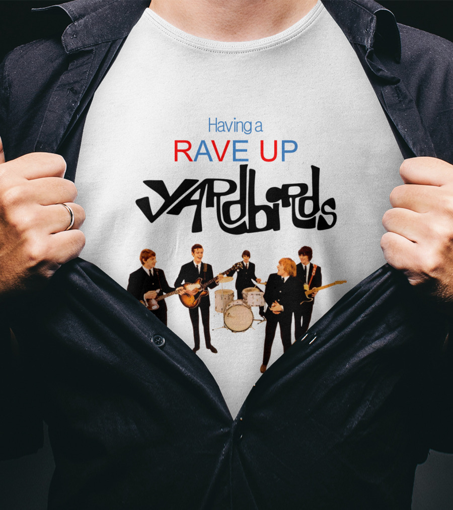 Yardbirds Having A Rave Up Band Performance T-Shirt
