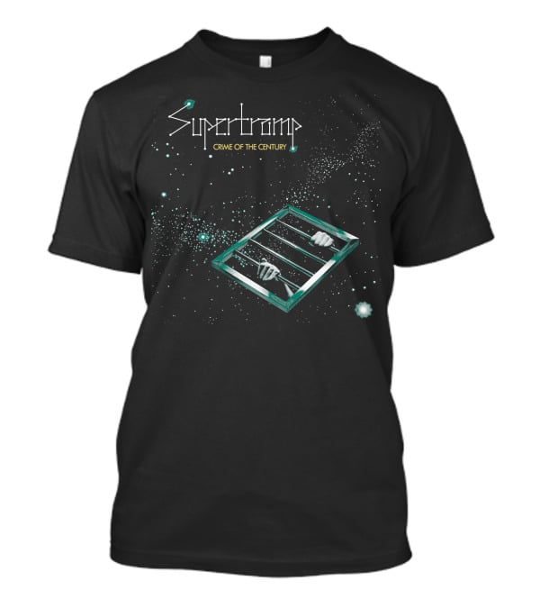 Supertramp Crime Of The Century Album Cover With Stars And Bars T-Shirt