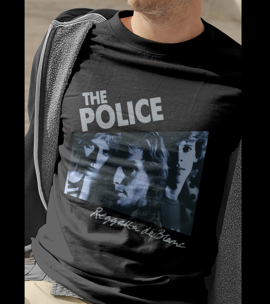 The Police Reggatta De Blanc Band Members Photo T-Shirt