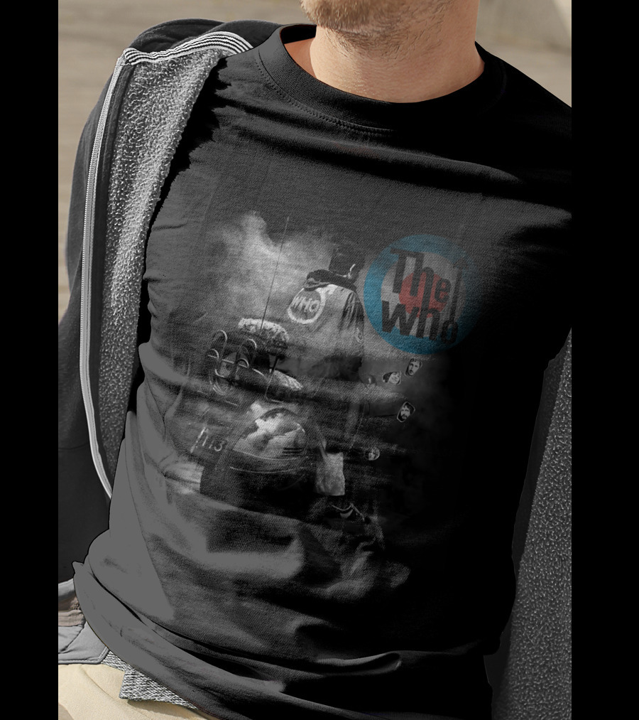 The Who Quadrophenia Mod Scene Vespa Scooters Rock Album Art T-Shirt