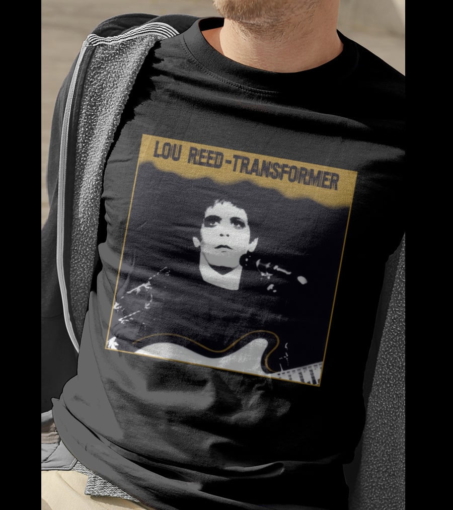 Loud Reed Transformer Vintage 1972 Album Cover T-Shirt