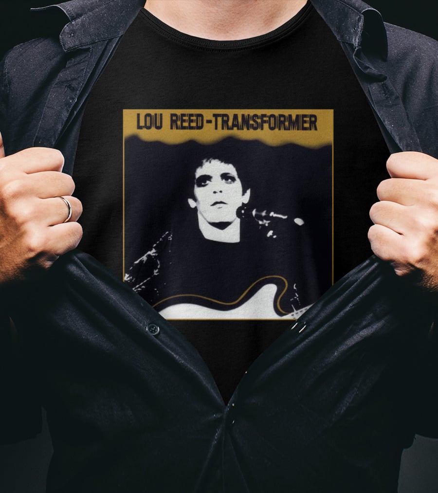 Loud Reed Transformer Vintage 1972 Album Cover T-Shirt
