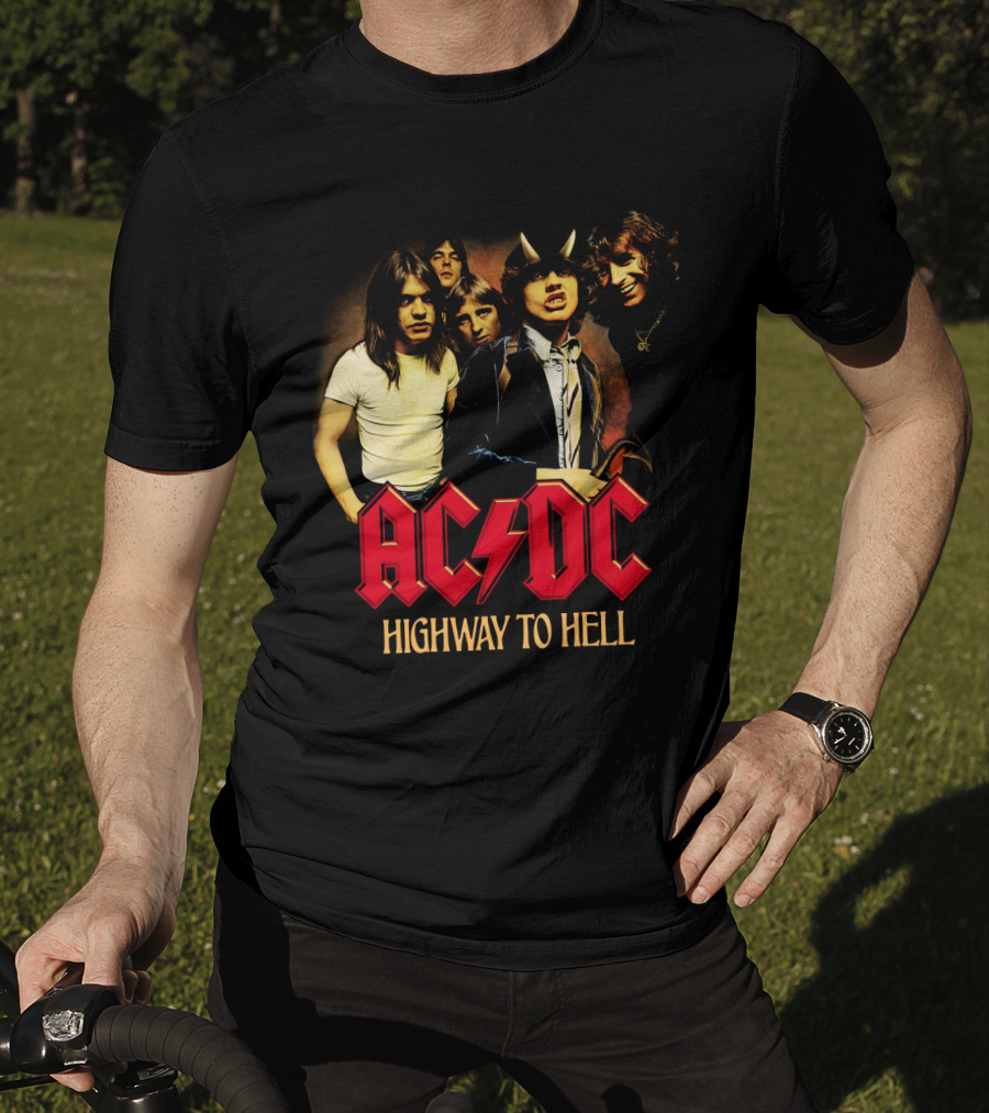 Acdc Highway To Hell Band Members T-Shirt