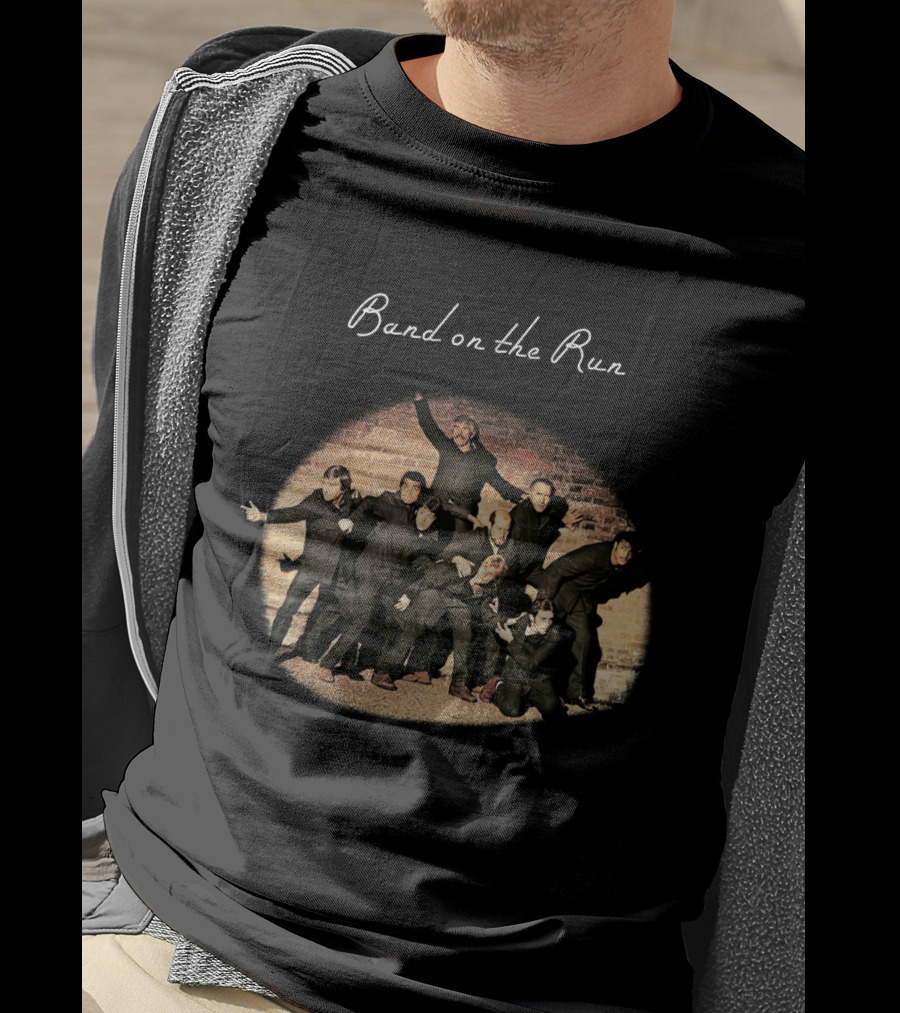 Band On The Run Album Cover Pose Iconic Photograph T-Shirt