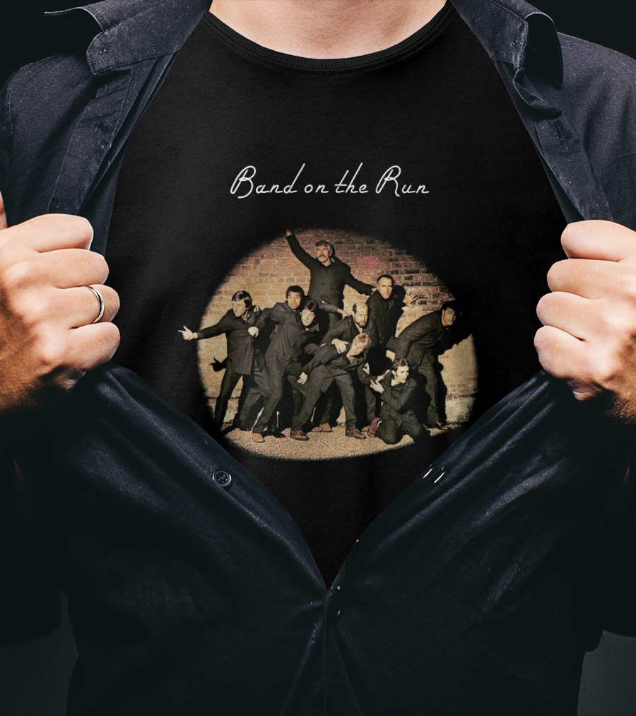 Band On The Run Album Cover Pose Iconic Photograph T-Shirt