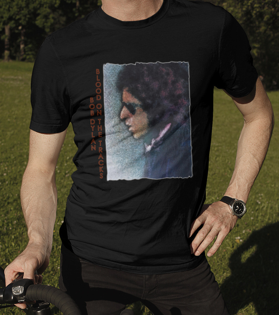 Bob Dylan Blood On The Tracks Album Cover T-Shirt