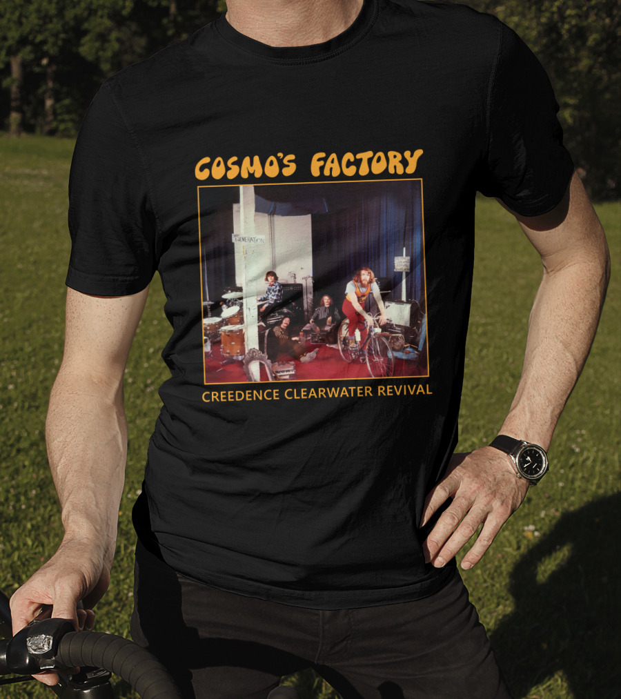 Creedence Clearwater Revival Cosmo's Factory Album 1970 Band Photo T-Shirt