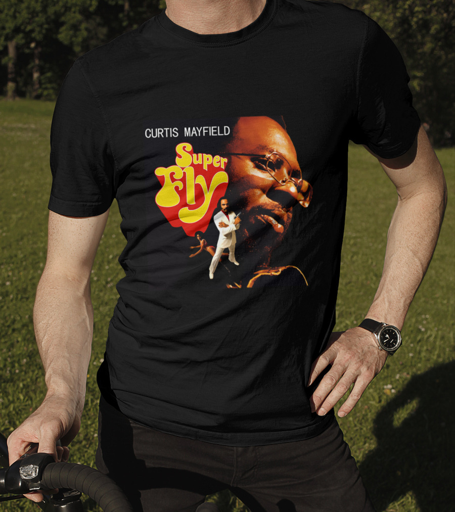 Curtis Mayfield Super Fly Classic Album Cover T-Shirt