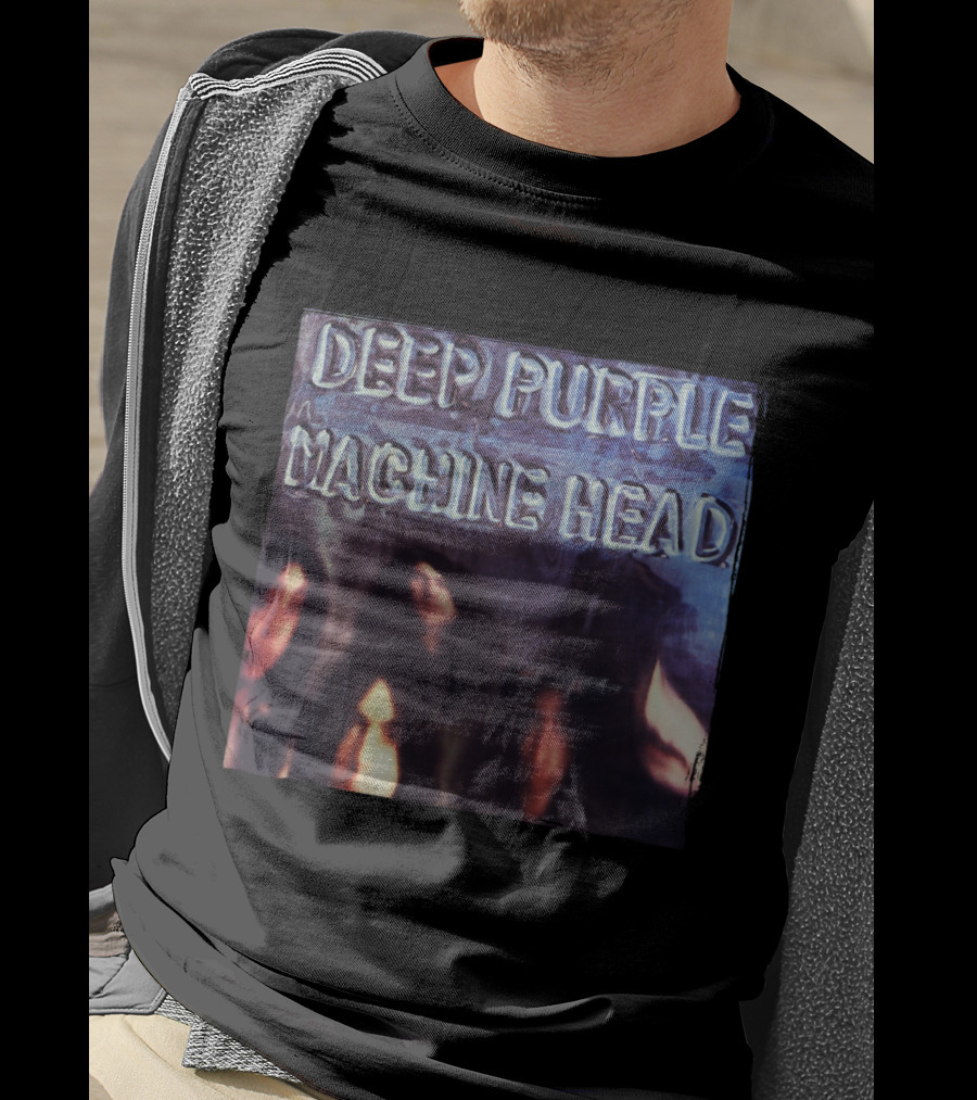 Deep Purple Machine Head Album Cover Art T-Shirt