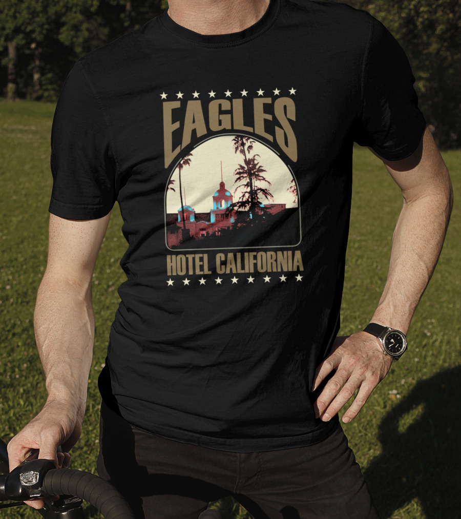 Eagles Hotel California Vintage Concert Album Art T-Shirt