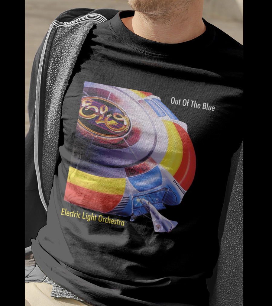 ELO Electric Light Orchestra Out Of The Blue Spaceship T-Shirt