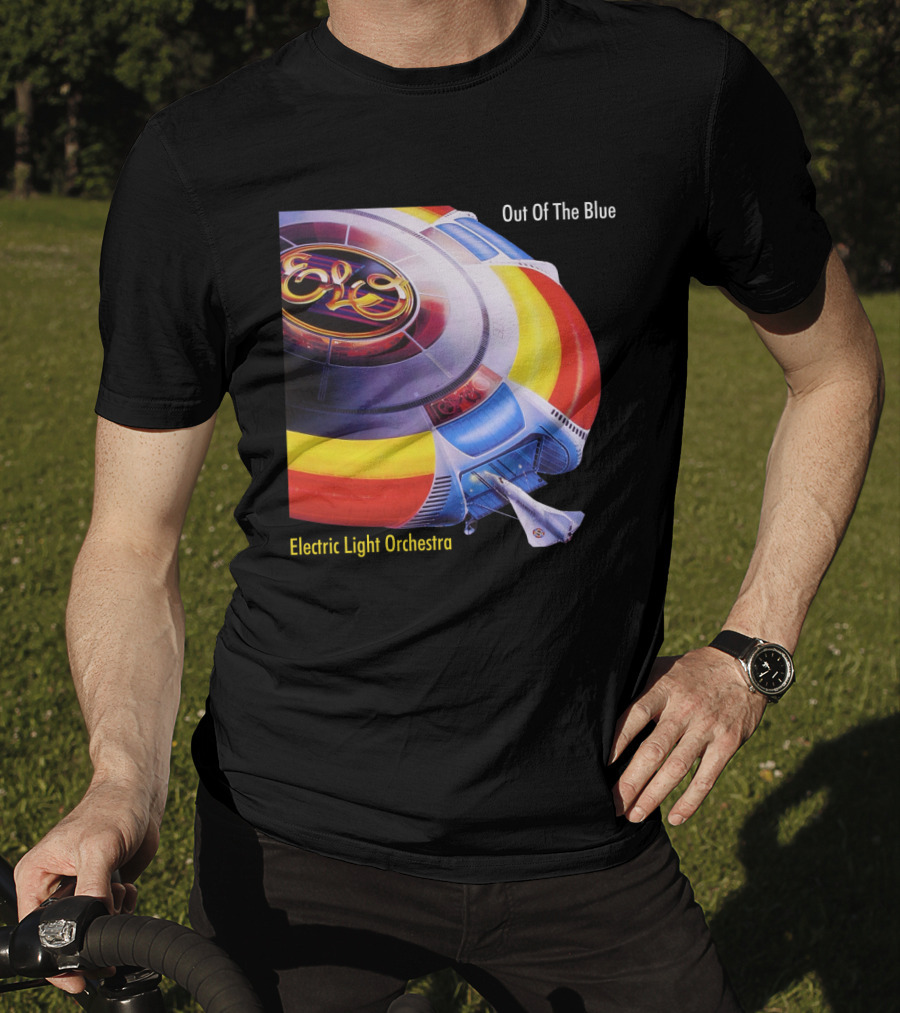 ELO Electric Light Orchestra Out Of The Blue Spaceship T-Shirt