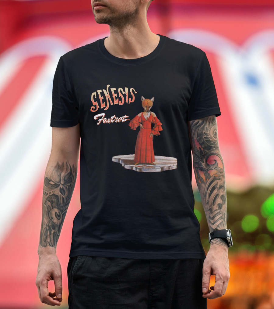 Genesis Fox In Red Dress Foxtrot T-Shirt