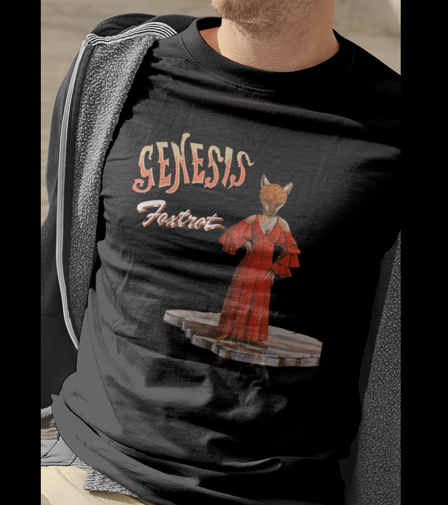 Genesis Fox In Red Dress Foxtrot T-Shirt
