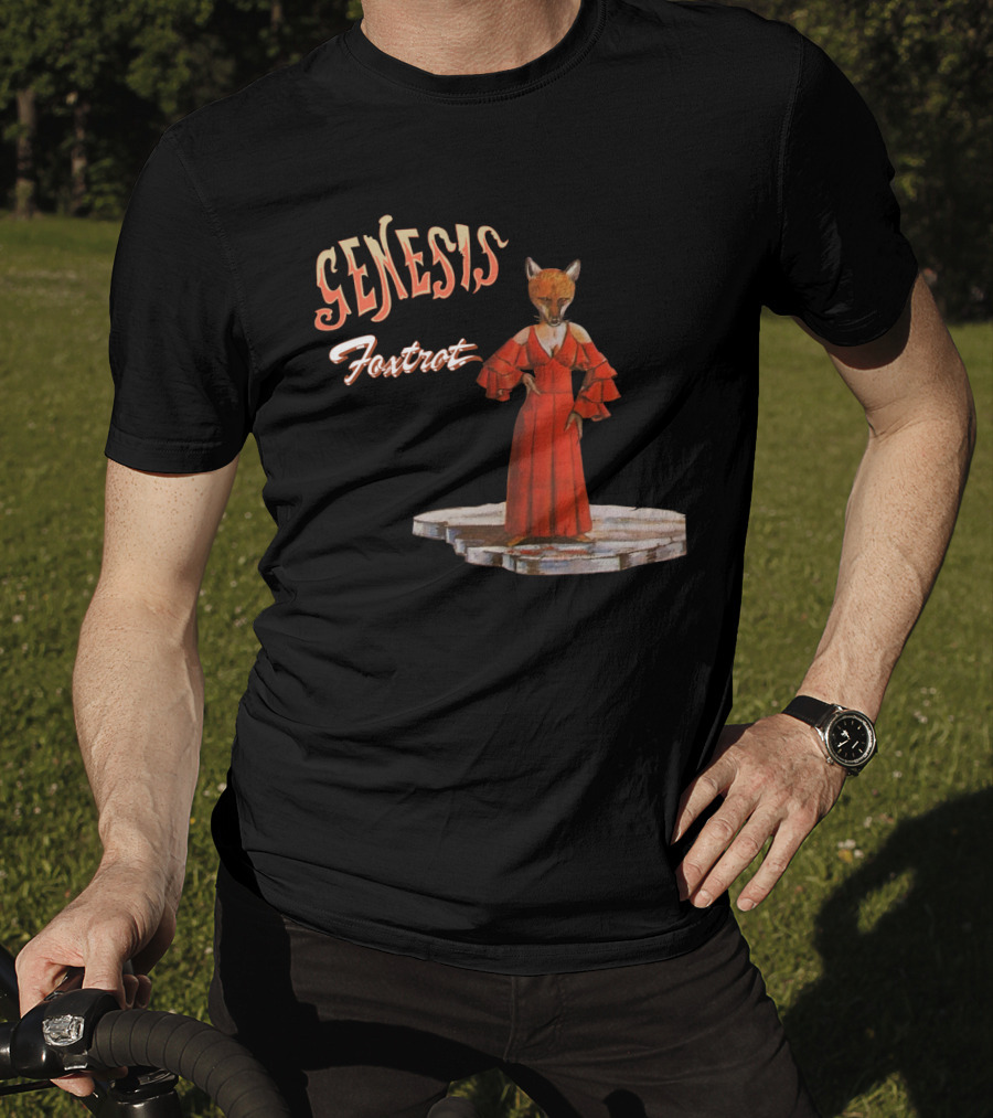Genesis Fox In Red Dress Foxtrot T-Shirt