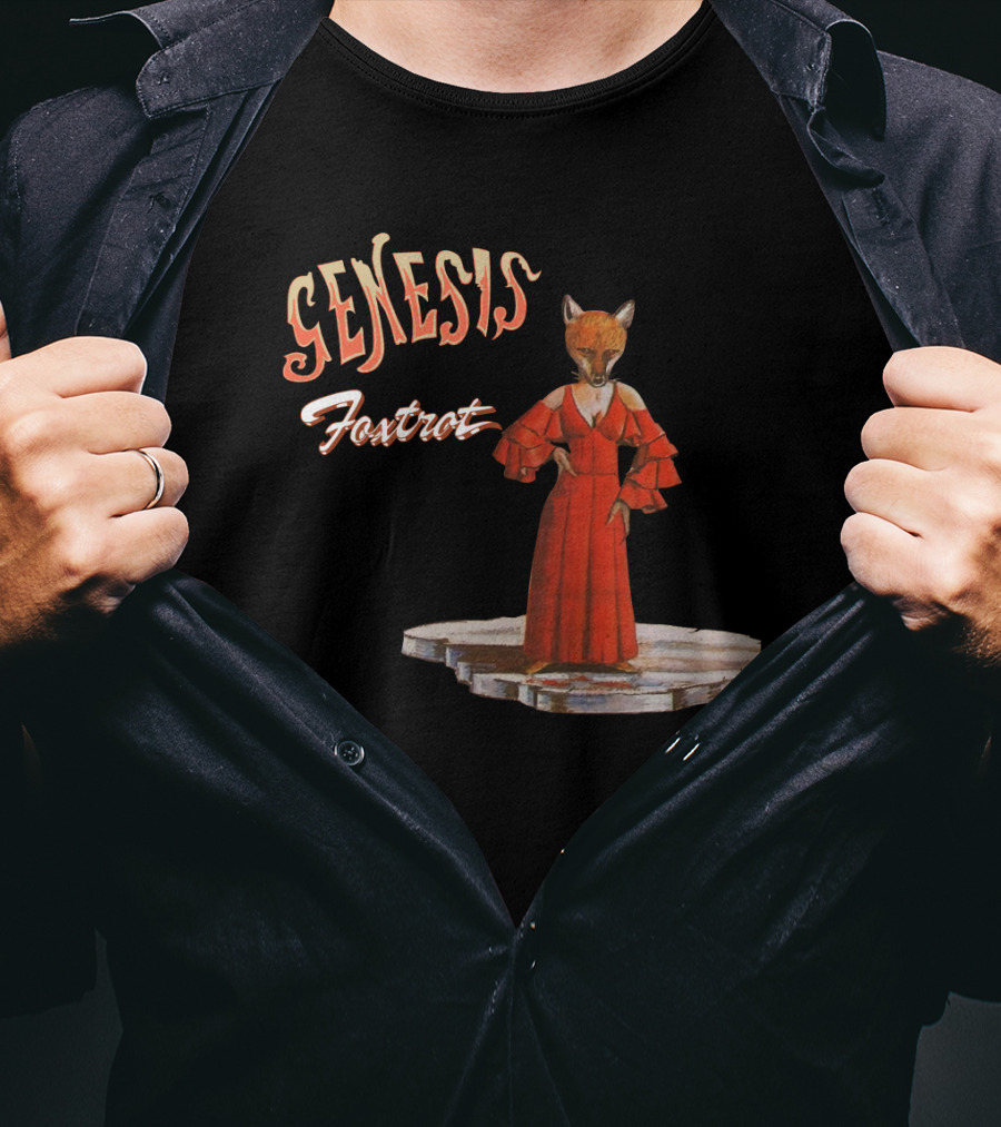 Genesis Fox In Red Dress Foxtrot T-Shirt