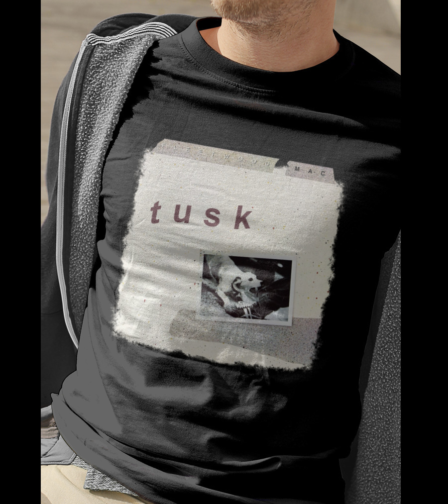 Fleetwood Mac Tusk Album Dog Photo Cover T-Shirt