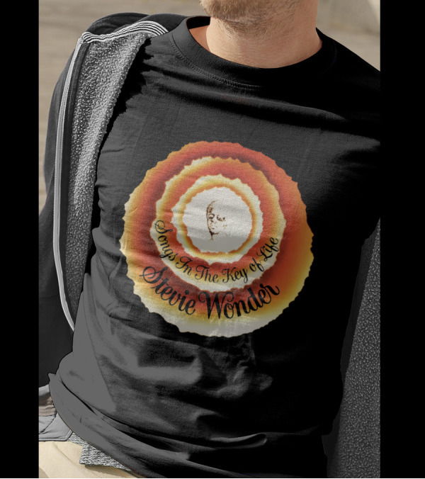 Stevie Wonder Songs In The Key Of Life Vintage Circular T-Shirt