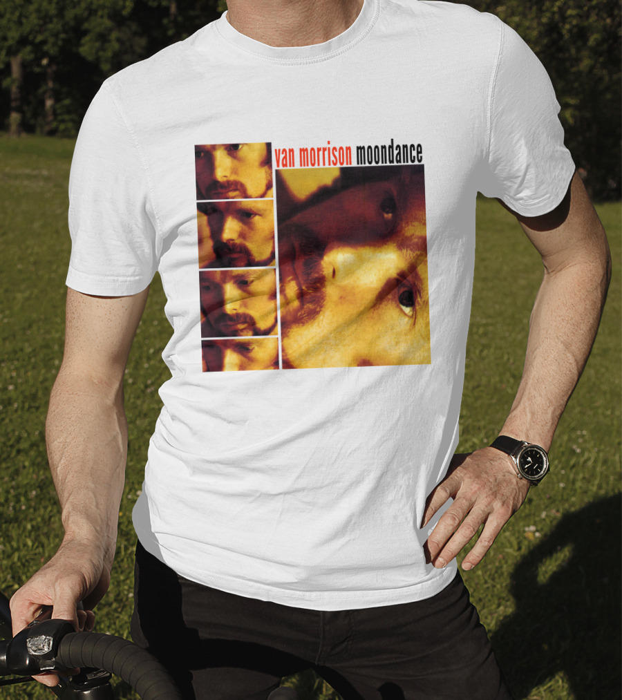 Van Morrison Moondance 1970 Album Cover T-Shirt