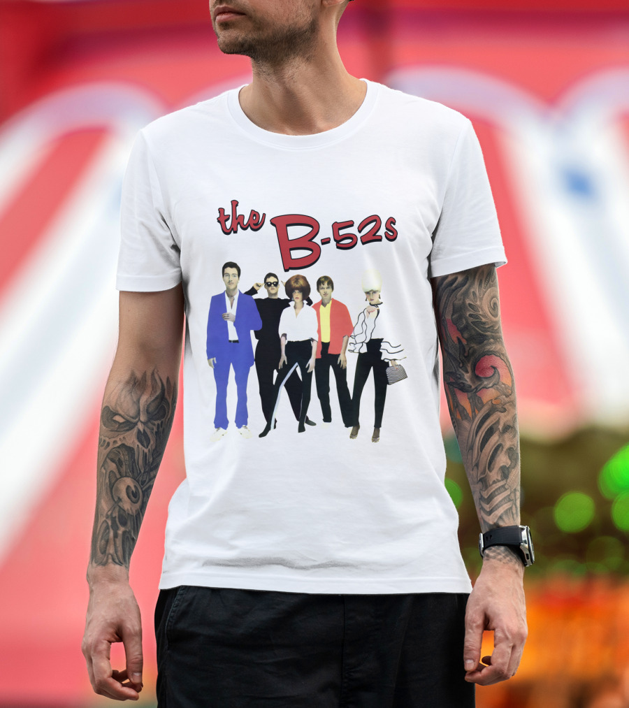 the B-52s Retro Band Lineup T-Shirt
