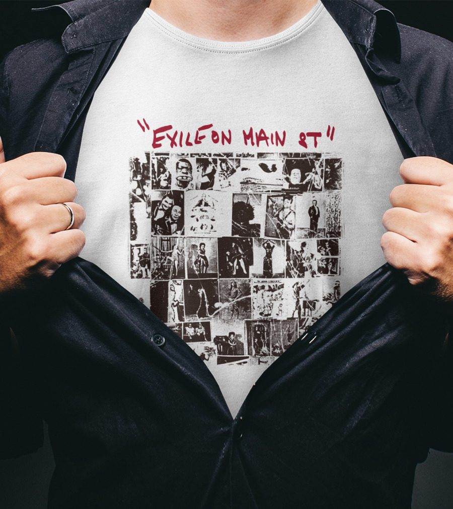 Exile On Main St Collage By The Rolling Stones T-Shirt